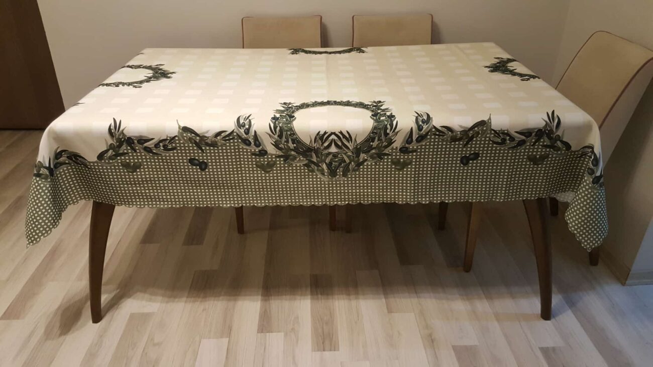 Şantuk Kumaş Desenli Dertsiz Yemek Masası Örtüsü - Görsel 7